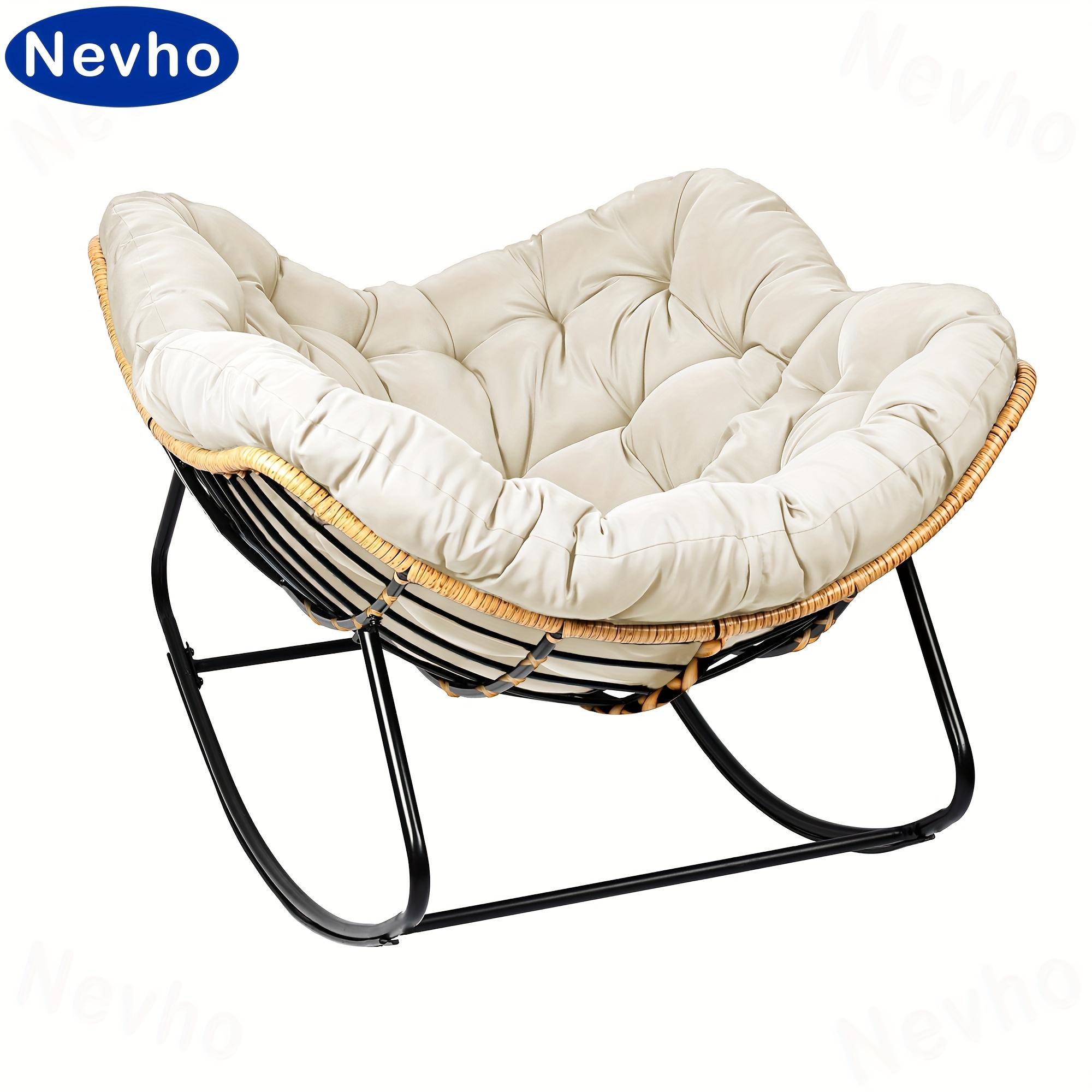 TEMU Silla de , Silla Mecedora, Silla Reclinable para en , con Cojín , La Opción para , Ideal para Ambientes de Oficina y Más