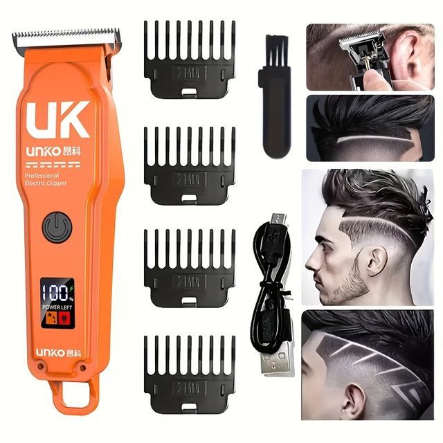 TEMU Elektromos hajvágó, digitális kijelző, automatikus hajvágó eszköz felnőtteknek, többféle színben kapható, használatra