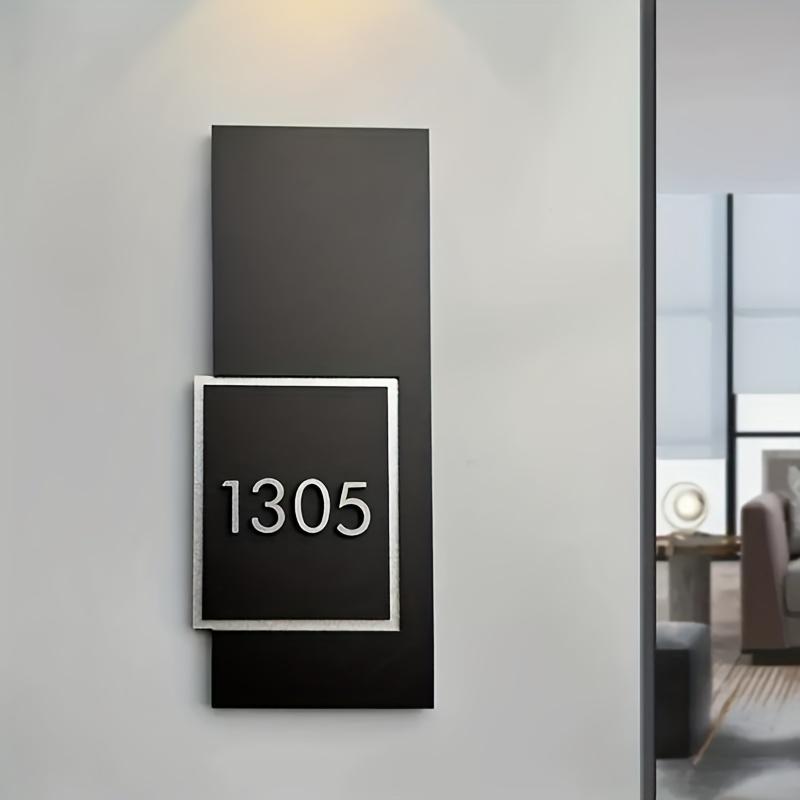 TEMU Customized Acrylic 3d Number Door Signs, Personalized Plaques For Offices, Stores, Hotels, , And Commercial Spaces, Home And Office Decorative Address Plates