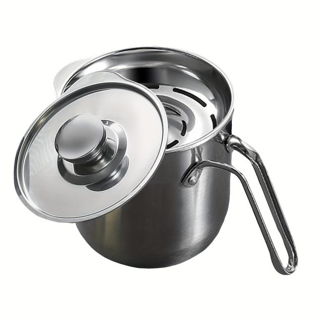 TEMU A High-quality 304 Stainless Steel Egg White Separator With A Bowl, Designed For Of Egg And , An Essential Kitchen For Healthy Cooking And Baking.