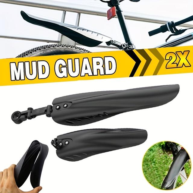 TEMU Cycling Mtb Mudguard Mud Guard Mountain Bike Bicycle Fender Front Rear Tyre Au