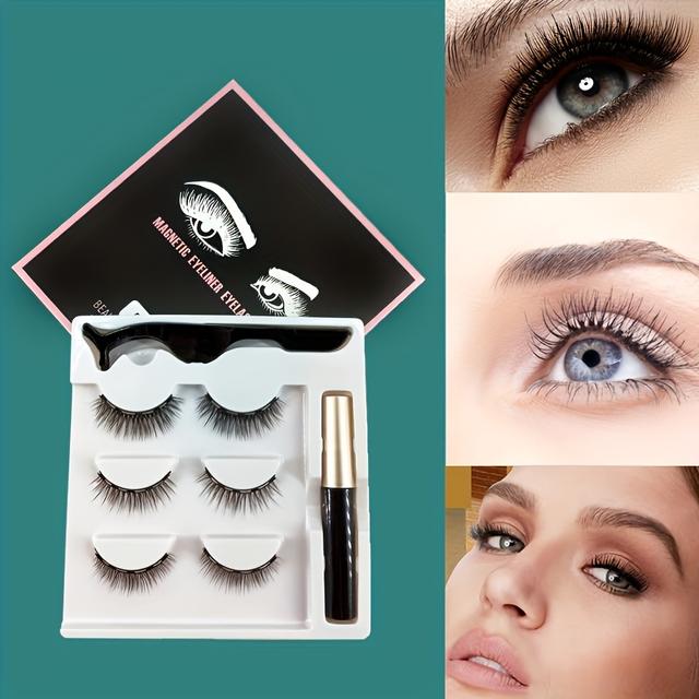TEMU Magnet Eyelashes 05, Eyelashes Cat Eye, Invisible Band Lash Clusters, Brown Lashes, Lash Clusters Cat Eye, B Lash Clusters