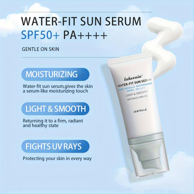 TEMU Protetor Solar Centella 50, em de -da-, Prolongada 24 Horas e Reterência de