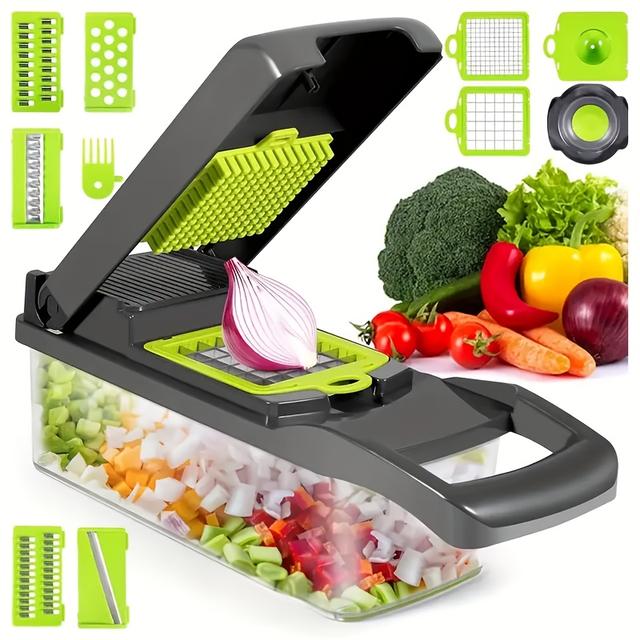 TEMU 14 In 1 Multifunctional Vegetable Chopper And Slicer