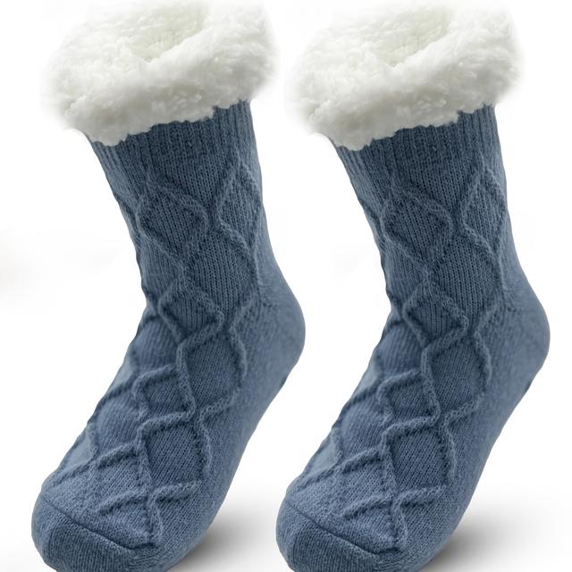 TEMU A Pair Of Thickened Socks With Added , Suitable For Men And Women, Perfect For Home Use