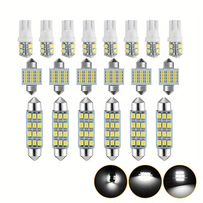 TEMU Set Of 20 Replacement Bulbs For Car Interior Lighting, Including Map, Dome, And License Plate Lights, Featuring A 6000k Color Temperature For Reading And , Without Battery