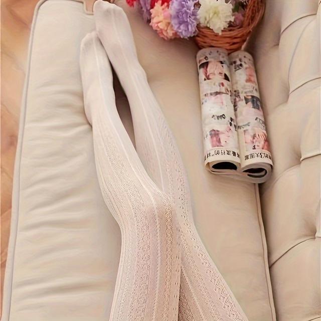 TEMU Quick Quick Quick A Pair Of Jk White Socks Sweet Lolita Style Pantyhose
