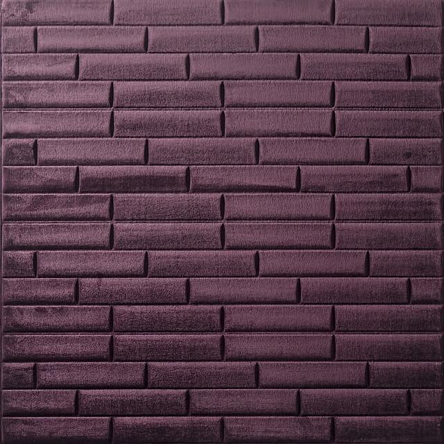 TEMU 【2枚セット】70CMx70CM 3D ウォールパネル、インテリア装飾用、剥がして貼るだけ簡単、防音・断熱効果、リビング、寝室、テレビ背景壁に最適、グリーン、、クリーム、ダークブルー、ブラウン、をご用意