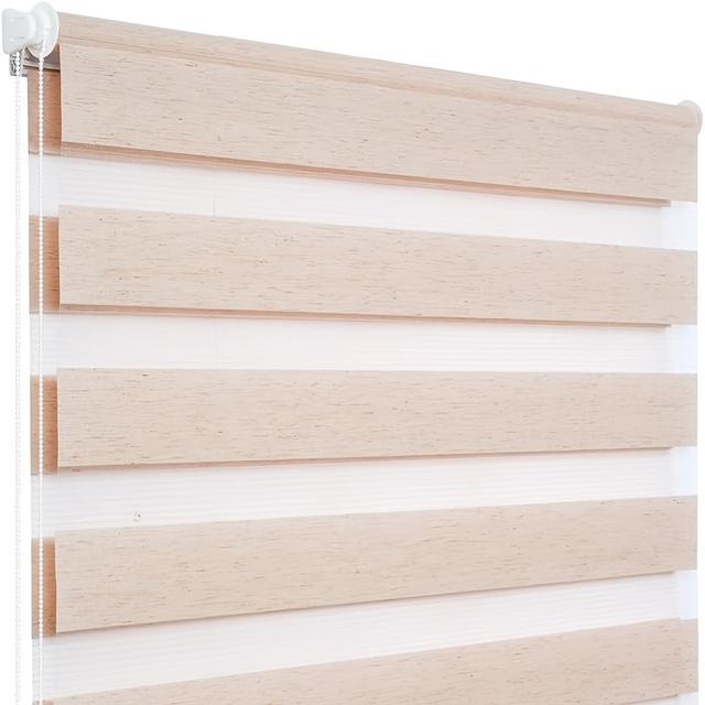 TEMU 1pc, Double Roller Shades, Double Rollers, No Drilling, Side Pull Shades, , , Translucent, Blackout Roller Shades, Roller Shades Inside Window, Holiday Gift