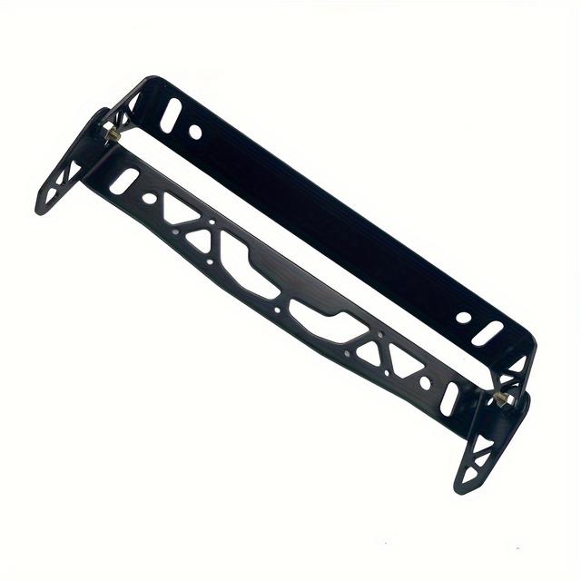 TEMU Auto-Kennzeichenrahmen Universal Aluminium JDM Styling Drehbare Nummernschildrahmen Tag Halter Verstellbar