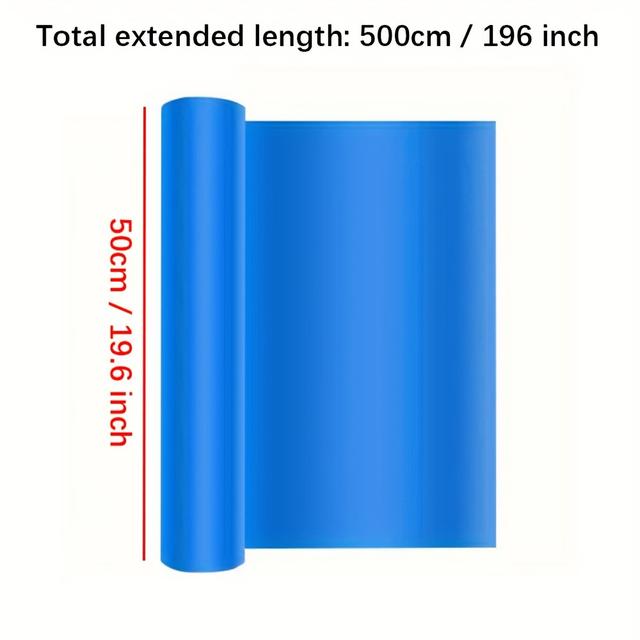 TEMU 1pc Heavy-duty Waterproof Repair Tape, Self-adhesive & Heat-resistant Sealing Adhesive - Leakproof Fix For Roofs, Walls, , And Insulating Pipes, Durable Blue Roll