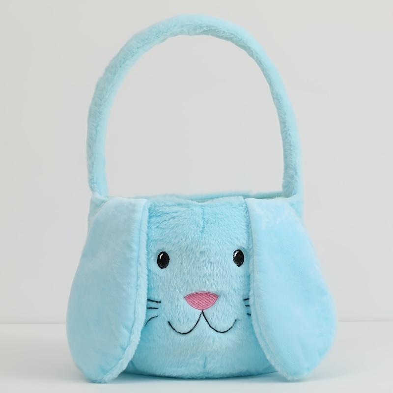 TEMU Canasta de de de Peluche, Bolsa de Caza del con Orejas Largas de Peluche, Bolso de de de , Dulces Decorativos de