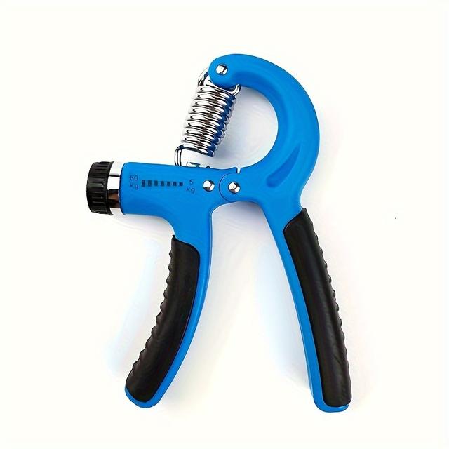 TEMU جهاز تقوية قبضة اليد بمقاومة قابلة للتعديل: نطاق 11-132 رطل (5-60 كجم)، مصنوع من مادة البولي بروبيلين، بدون كهرباء - مثالي لتدريب الساعد