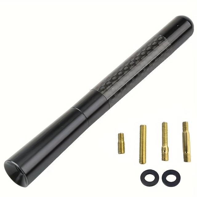 TEMU 4.7in Universal Carbon Fiber Car Receiving Effect, In Car Signal Antenna, Suitable For Most Vehicles