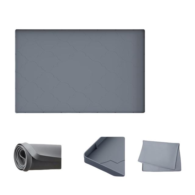 TEMU High-quality Sink Mats Available In 7 Sizes, Waterproof Silicone Sink Liners For Kitchen Use, Drip Trays For Protecting Kitchen Sink Cabinets, Quick-drying Splash Guards. Rv Kitchen Sinks