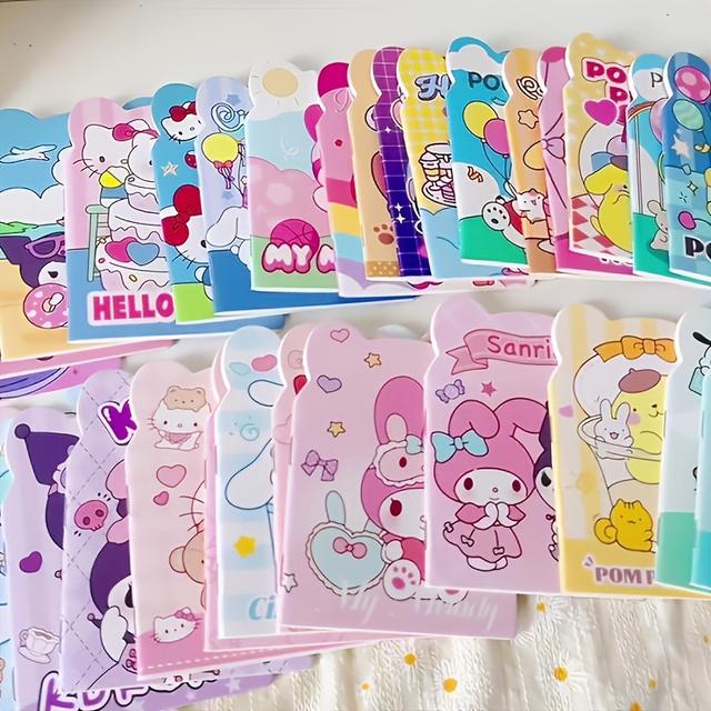 TEMU 10pcs Hello Kitty Melody Cute Cartoon Notebook Memo Book Workbook Notebook Cartoon Style Prizes Thin Notebook Cute Memo Book For School And Home Reward Supplies