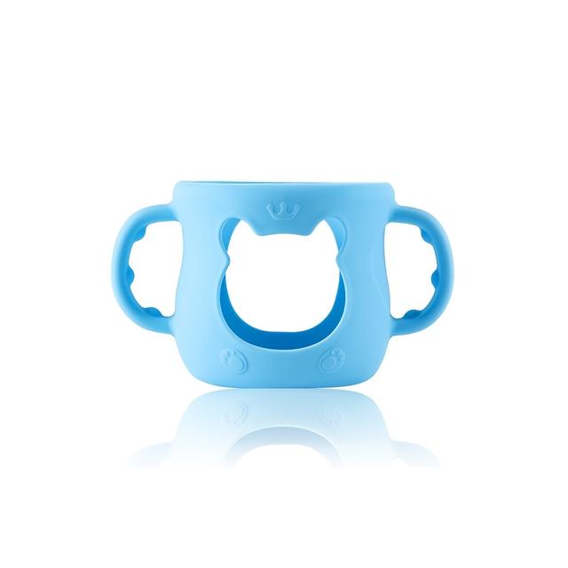 TEMU Silikon-Griffabdeckung für Flaschen mit breitem Hals, 120ml, flexibler Schutz für Fütterungsflaschen, vielseitiger Griff