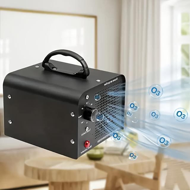 TEMU 36, 000mg/h Ozone Generator, Commercial Ozone Machine Odor Removal, High Capacity O3 Ionizer Deodorizer, For Home/bedroom, Smoke, Pet, And Paint Odor Removal, Timer Function
