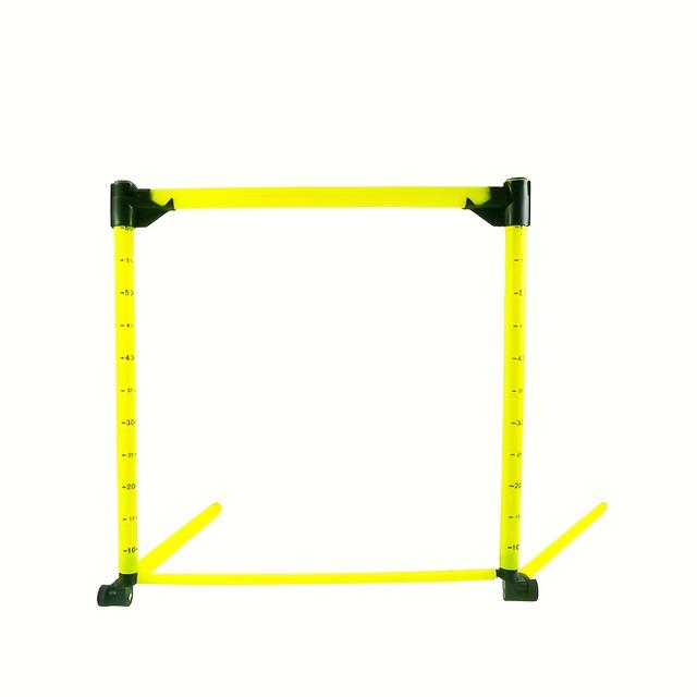 TEMU 측정 눈금이 있는 조절식 허들 - 육상, 축구, 미식축구용 분리형 민첩성 훈련 장비, 실내외 사용 가능, 육상 점프 및 속도 훈련에 이상적