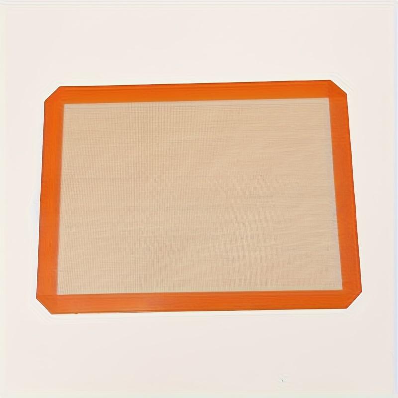 TEMU 1pc Tapete de silicona para hornear de 0.4mm de grosor | Resistente a altas temperaturas, antiadherente, fácil de limpiar, seguro