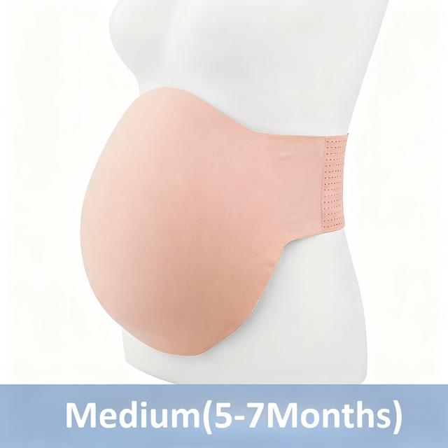 TEMU Fake Pregnant Sponge Belly, Film Props Tv Series Props Spoof Artificial Pregnancy Baby Bump Costume Cosplay