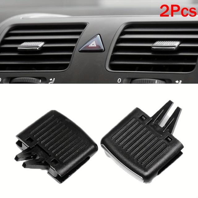 TEMU 1/2pcs Oem Replacement Adjustable Slide Clip Pick For Vw Golf 5 A5 Mk5 Gli Rabbit 2006-2009 - Ac Vent Grill Clip With Ventilation Slots, Ergonomic Grip & Durable Plastic Construction (1k0819703)