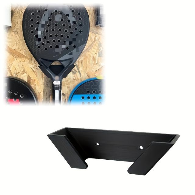 TEMU Wall-mounted Padel Racket Storage Rack & Display Stand - Heavy-duty Multi-racket Holder With Vertical Space-saving Design, For Gym,, - Compatible With Padel Rackets (/) - Racket From /