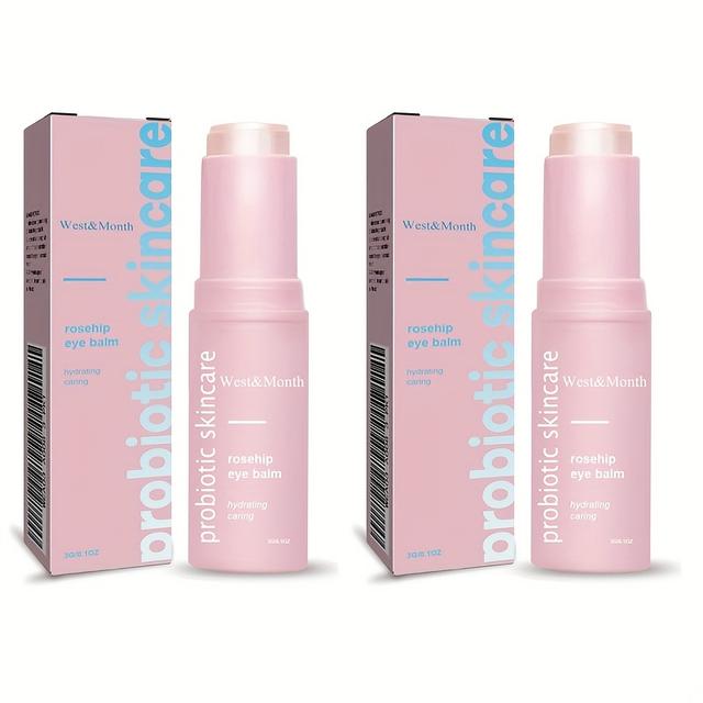 TEMU Two-pack Eye Cream Sticks, Moisturizing And Firming Eye Cream For The Skin Around , Moisturizing Eye Care, Reduces Dark Circles, Suitable For Types - The Perfect Valentine's Day Gift