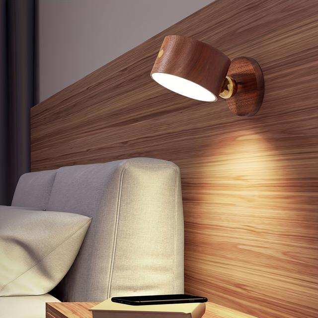 TEMU 1 lámpara de escritorio creativa, mesita de noche, de , , dormitorio retro, habitación vintage, protección , lámpara LED de pared para estudio