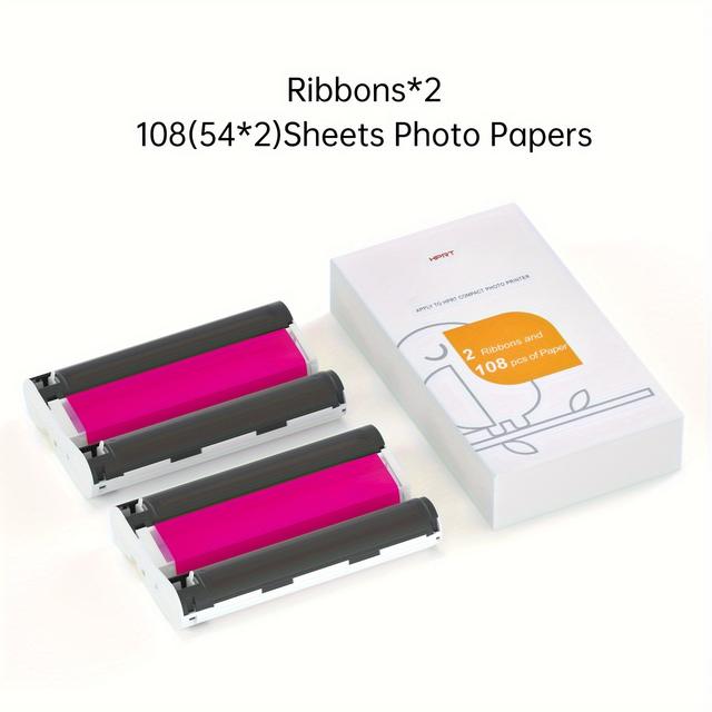 TEMU HPRT, CP4000L/CP4100 Fotoprinter Kompatibel Band + Fotopapper, Ej Kompatibel med Modeller. Obs: Denna Länk Säljer Endast Relaterade Förbrukningsvaror, Inte Skrivaren