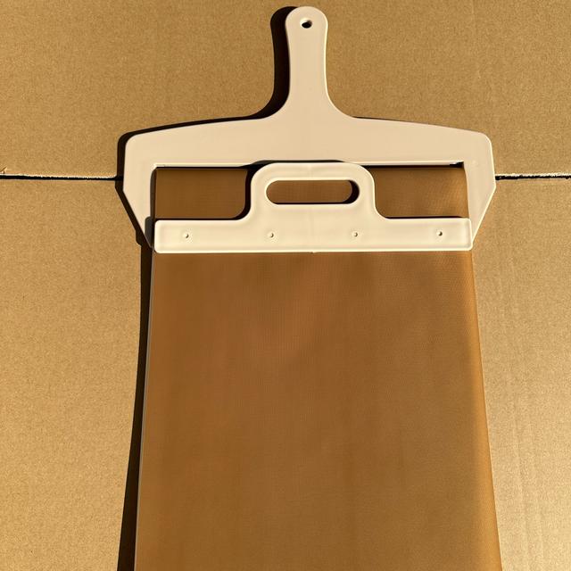 TEMU 1 قطعة مقلاة بيتزا منزلقة، طبق تخزين بيتزا، أداة خبز، ملعقة بيتزا منزلقة