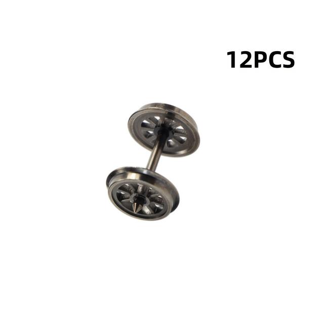 TEMU HO-Skala 1:87 38" Metallspeichen--Räder für Modellzüge