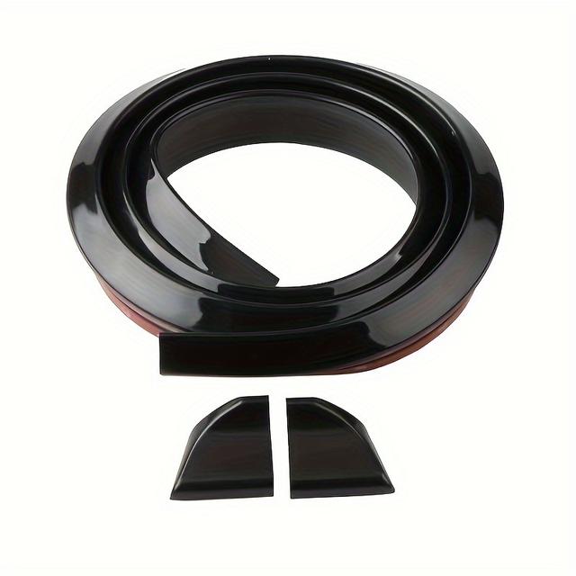 TEMU Łatwy w Montażu Zestaw Tylnego Spoilera i Wycięcia Bagażnika - Polerowany PVC, Akcesoria Zewnętrzne DIY