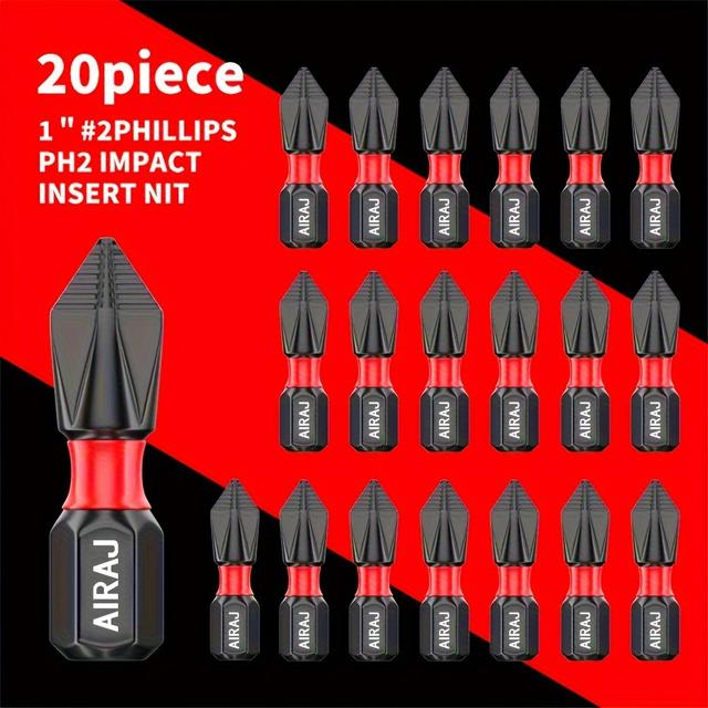 TEMU 25mm Non-slip Bullet Head Magnetic And High Hardness Electric Screwdriver Knife Head Hand Electric Drill Head Tool