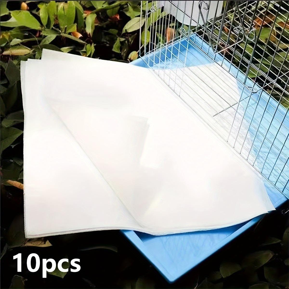 TEMU 10 Disposable Birdcage Pads Made Of Absorbent Non-woven Fabric For Of Parrot Cages, Thickened Performance
