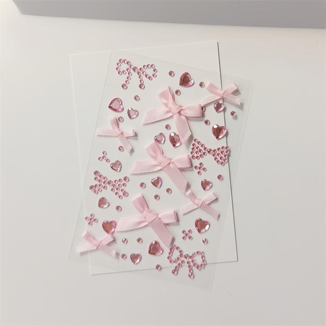 TEMU 1 db Pillangó Ékszer Matrica Szerelmes Smink Arc Szem Gyöngy Smink Díszítés Pillangó Ékszer Matrica Művészeti Köröm Matrica