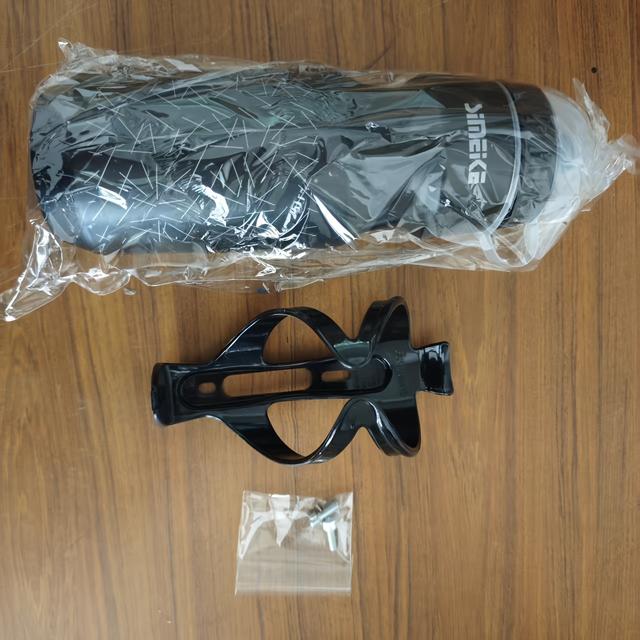 TEMU 25.36-ounce Bicycle Water Bottle Set - Large Capacity, Includes Frame And 2 Screws, Narrow Mouth Design, Durable Pp Material - Essential For Outdoor Sports And Cycling