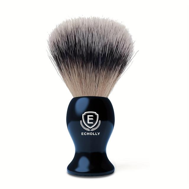 TEMU 1pcs Soft Shaving Brush, Non-shedding Bristles Shaving Brush, Rich And Shaving Brush