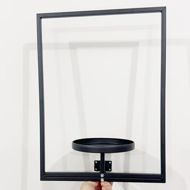 TEMU Kerítésen kívüli növénytartó falra szerelhető virágcserép beltéri kültéri virágállvány fali dekoráció virág bemutató polc dísz