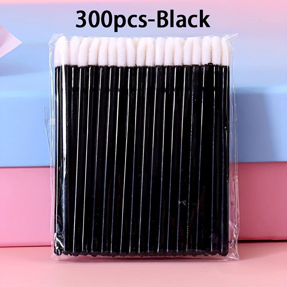 TEMU 100/300pcs Lip Brush Disposable Cosmetic Lip Brush Lipstick Lipstick Cleaning Stick Eyeshadow Makeup Brush Eyelash Grafting Tool