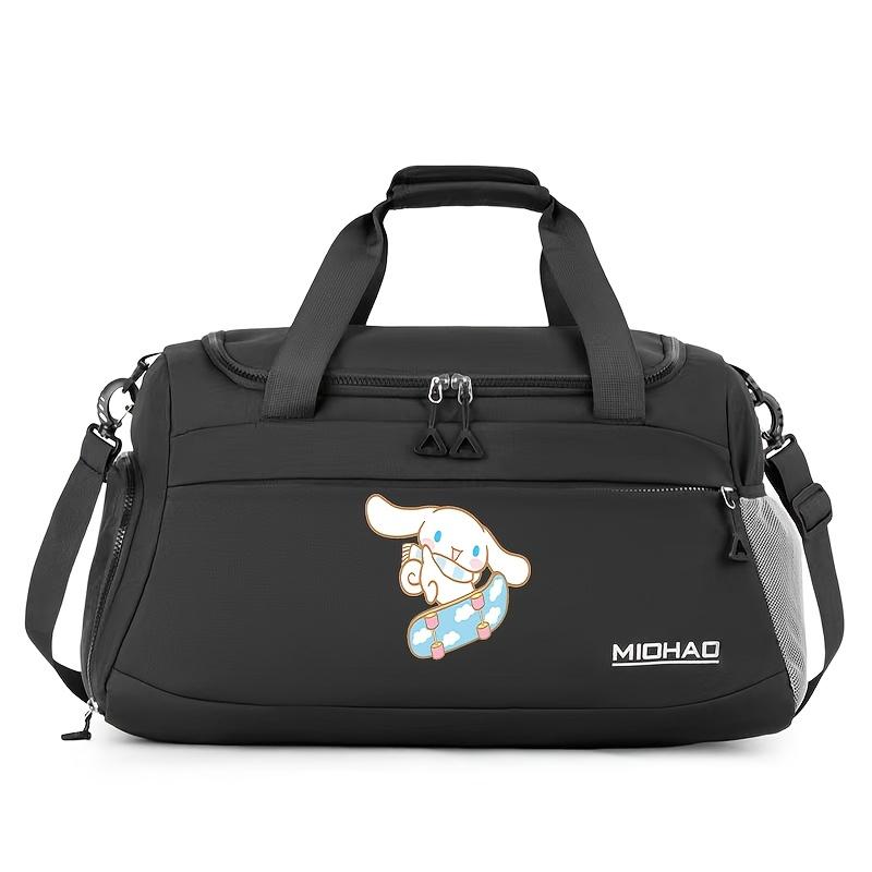 TEMU 1pc Nuevo, Espacioso Bolso de Viaje Sanrio Cinnamoroll con Diseño de Dibujos Animados Lindo, Perfecto para Viajes Cortos y Deportes