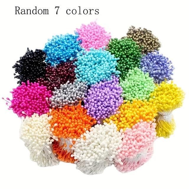 TEMU 1000pcs/flower Core Floral Accessories Handmade Hair Accessories Diy Material