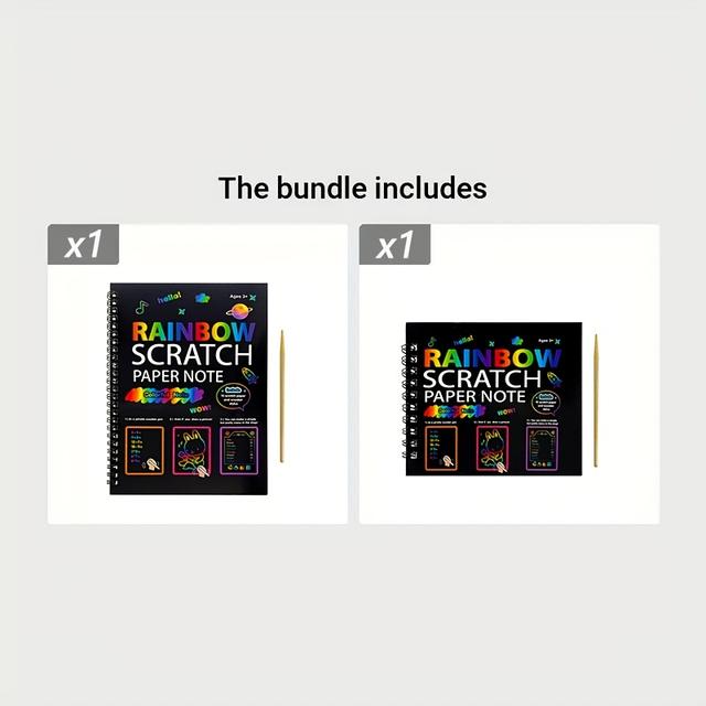 TEMU 1/2pcs Art Notebook For Teens, Creative Set, Birthday Gifts And Party Gifts, Suitable For Boys And Girls, Easter Party