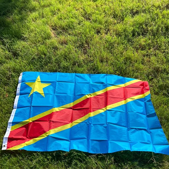 TEMU Congo Flag 90x150cm Congo Democratic The Congo Flag Banner 3x5ft Home Decoration Flags
