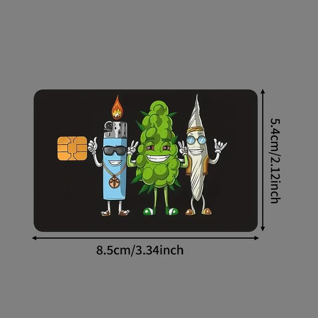 TEMU Pegatinas Gruesas y Esmeriladas para Tarjetas de Crédito, Tarjetas Débito, Tarjetas de Transporte, Llaves de Habitación y Piel