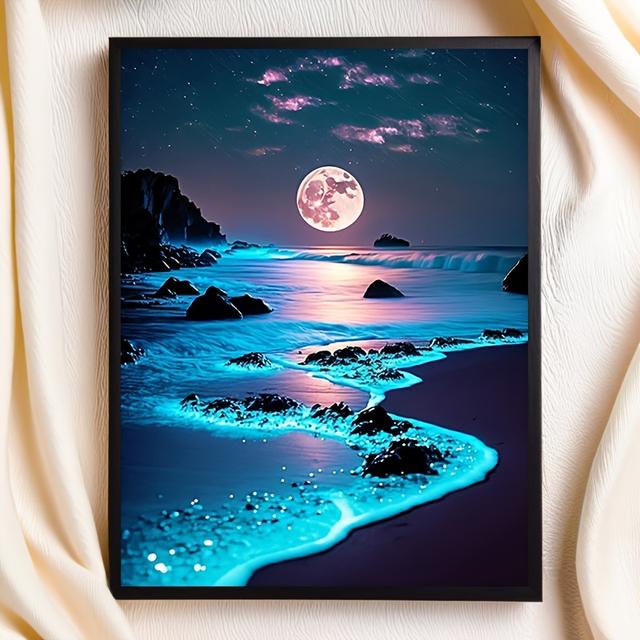 TEMU 1pc Canvas Painting, 2d Flat , Fun Decor For Home Bedroom Room Bathroom Hotel Cafe Office Artwork Poster, Frameless, 12x16 Inches, 2d Flat, Perfect For Room Decor