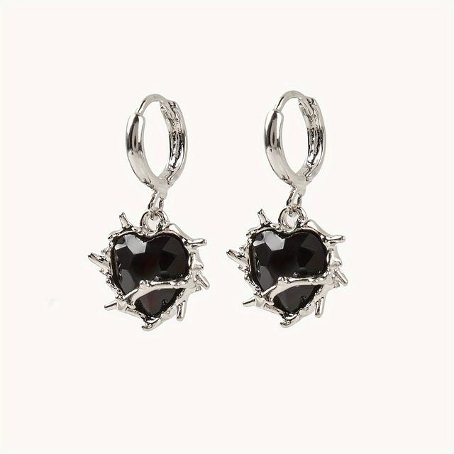 TEMU Pendientes de de Vidrio con de Inspiración y Cierre de Cobre - Sin Níquel, Perfectos para Uso Diario y Regalos de Halloween