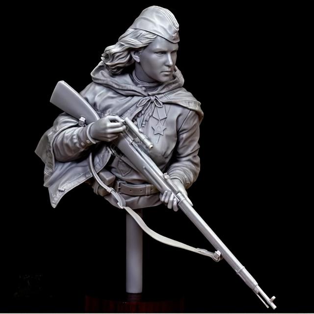 TEMU de resina a 1/10 de un femenino ensamblado, AD121 sin ensamblar ni pintar