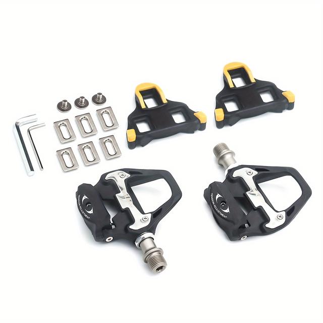TEMU Könnyű kerékpár pedálok, 268G/pár súlyú, csúszásgátló funkciókkal felszerelve, kompatibilis az rendszerrel