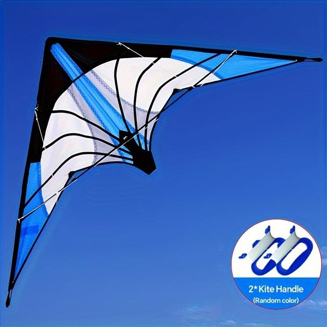 TEMU 1.2m Stunt Kite - Lightning Kite, Weifang Kite, Sports Kite Suitable 14+, Kite Flying, Kite For Adults